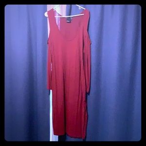 Cold shoulder bodycon dress